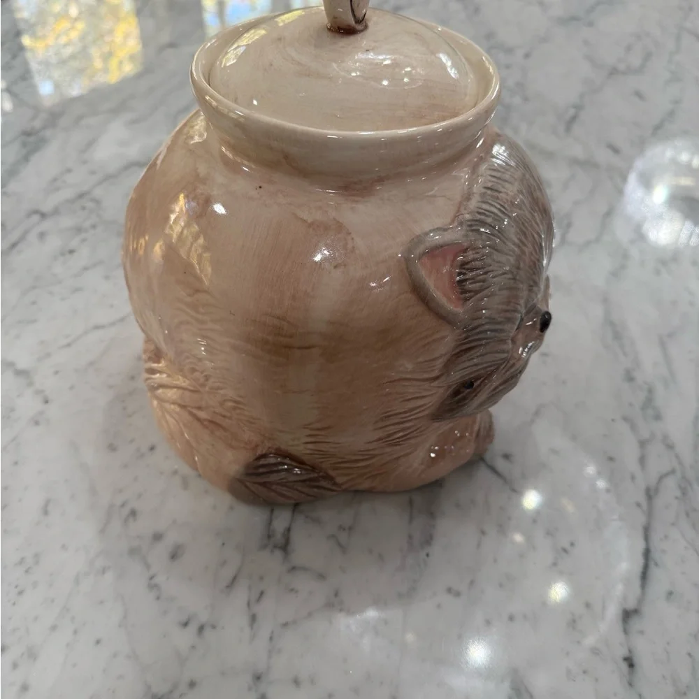 ❤️SOLD❤️ Vintage Cookie Jar 1960s Realistic Cat Treasure Craft RARE Mid Century - Picture 8 of 10